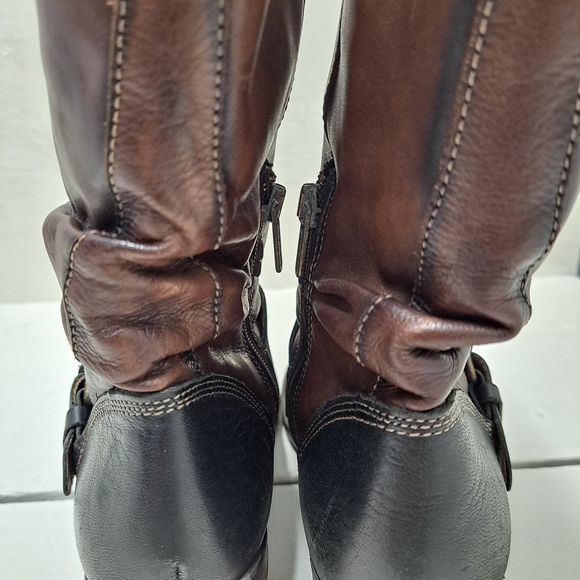 PIKOLINOS Cuero/Leather Brown Vicar Boots Made in Spain Women's Size 7.5US Or 38 - Picture 4 of 9